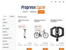 Tablet Screenshot of eshop.progresscycle.cz